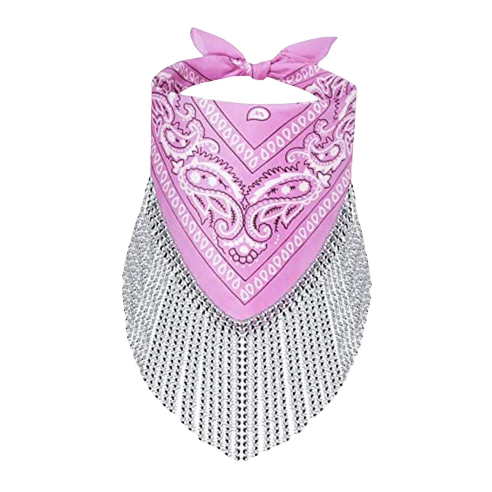Women Scarf Tassel Square Scarf Accessories Shawl Turban Lightweight ...