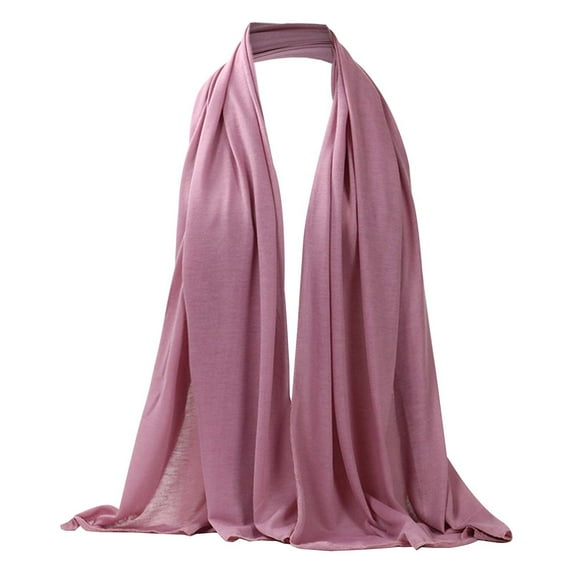 Women Scarf Women's Solid Color Convenient Long Scarf Fashion
