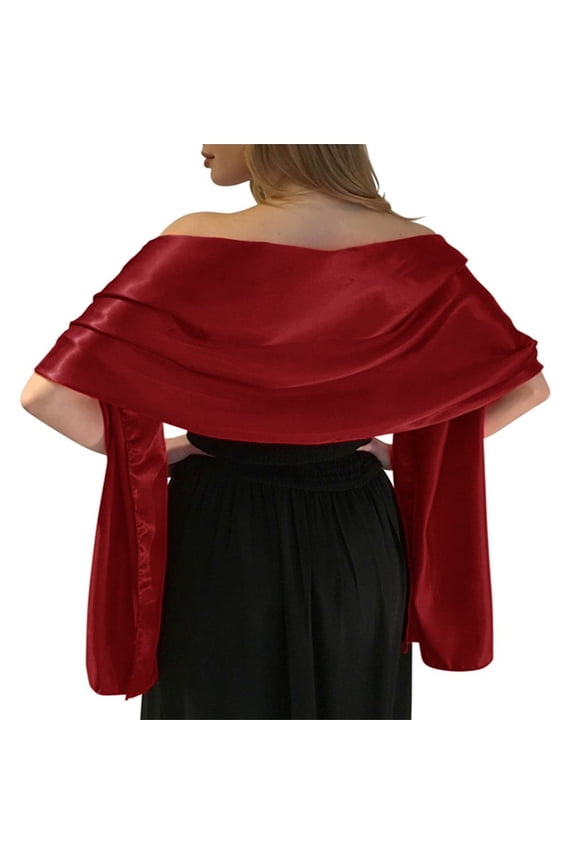 Women Scarf Wrap Shawl THICK Warm Long for Cold Winter Bride Wedding Bridesmaid Solid
