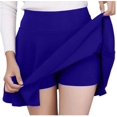 thumbnail image 1 of Women School Short Skirt Girl Spring Autumn Pleated Shorts Skirts Mini High Waist Black Skirts, 1 of 4