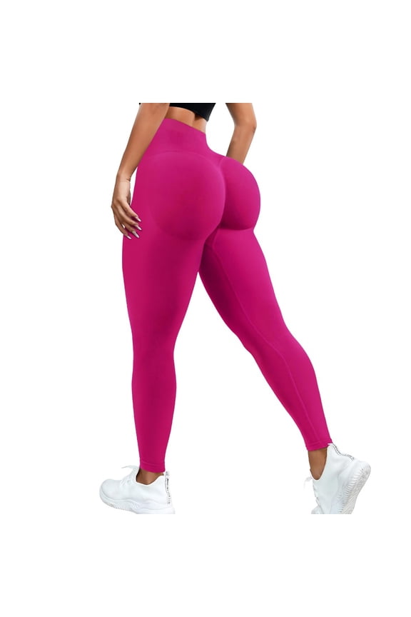 Women Scrunch Butt Lifting Leggings Workout Gym High Waisted Seamless Tummy Control Impact Booty Yoga Pants