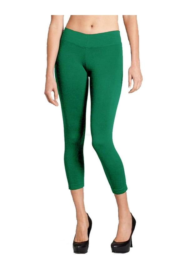 Women Seamless Basic Stretch Capri Leggings