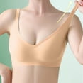 thumbnail image 1 of Women Seamless Bra Small Push Up Latex Jelly Bra No Underwire Adjustable Sports Bra Sports Bras Women Work Out Bras Push up Bra Women Women's Sports Bra Womens Comfort Bras Sports Bra Girls Sports Bra, 1 of 4