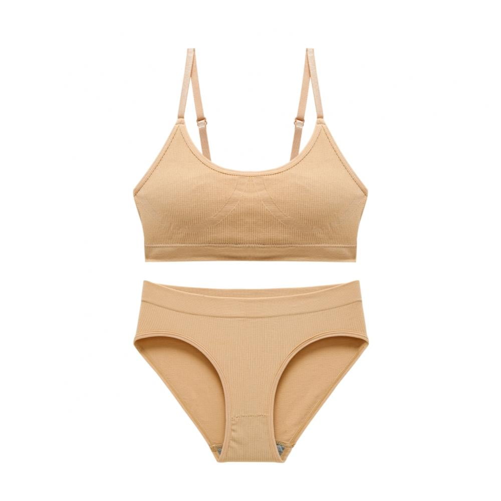 Sexy Lingerie - Push up Bra Crop Top & High Waist Panties