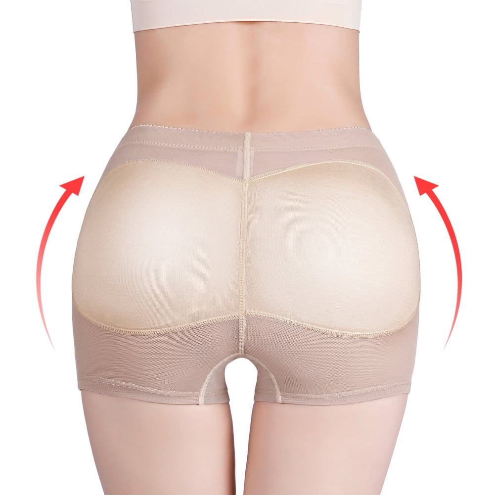 Women Seamless Butt Lifter Hip Enhancer Pads Underwear Shapewear, Padded  Control Panties Shaper Booty Fake Pad Briefs