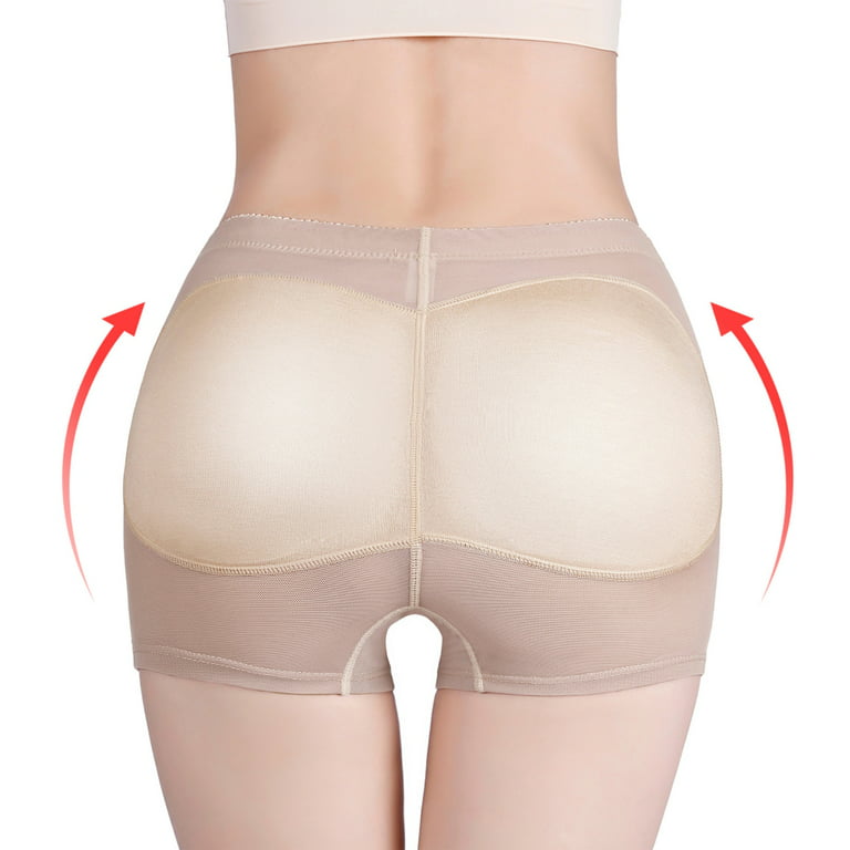 Freedun® Hip Pads Panties Fake Butt Pad Panties High-waist Seamless Hip  Enhancer Shorts for Women Butt Lifter and Shaper Panties with Push-up  Effect Solid Colors Available
