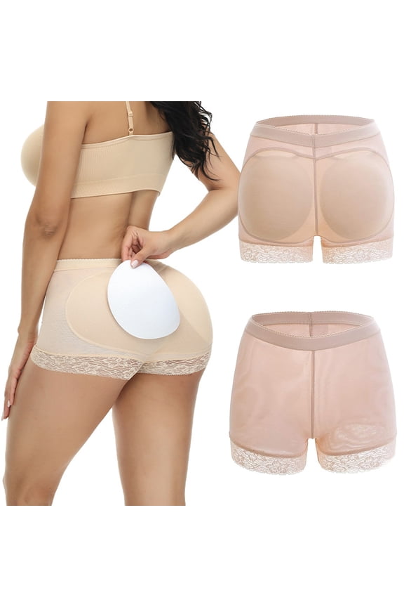 Women Seamless Butt Lifter Padded Butt Hip Enhancer Body Shaper Control Panties Underwear Boyshorts
