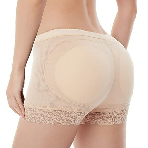 Women Seamless Butt Lifter Padded Butt Hip Enhancer Body Shaper Control Panties Underwear Mid Waist Shapewear Shorts
