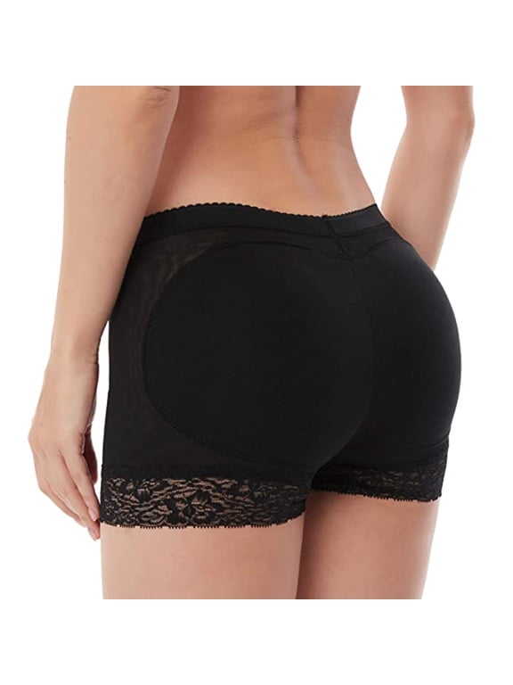 Women Seamless Butt Lifter Padded Butt Hip Enhancer Body Shaper Control Panties Underwear Mid Waist Shapewear Shorts