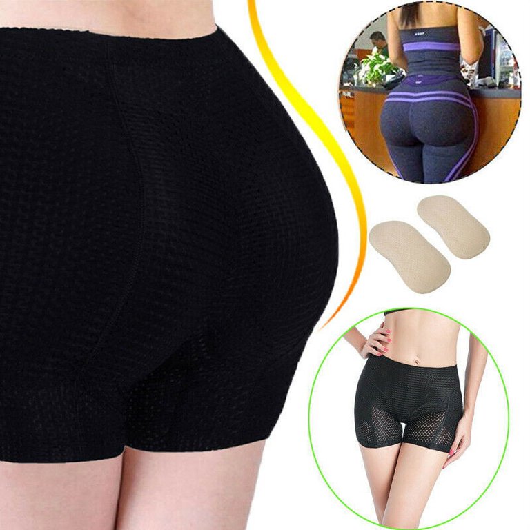 Butt Pads for Butt Enhancer Lifter Hip and Butt Padded Shapewear Hip Pads  Padded Underwear Booty Shaper for Women, Apricot, 2XL