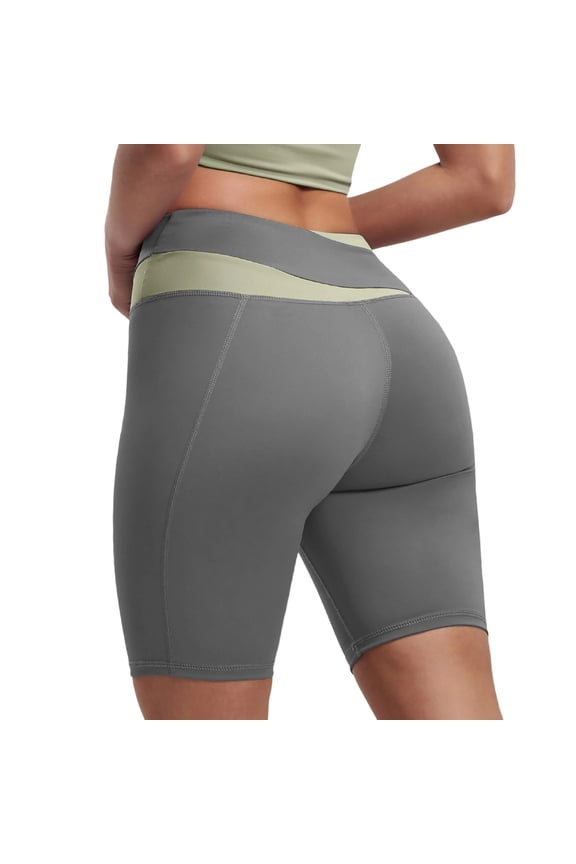 Women Seamless Compression Biker Shorts Spandex Butt Lifting Tummy Control Short Running Cycling Short Pants
