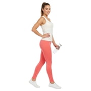 Women's Seamless 4-Way Stretch Performance Yoga Leggings, Coral