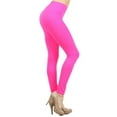 thumbnail image 1 of Women Seamless Leggings 4 Way Streacgy Workout Running Pants, NEON PINK, 1 of 4
