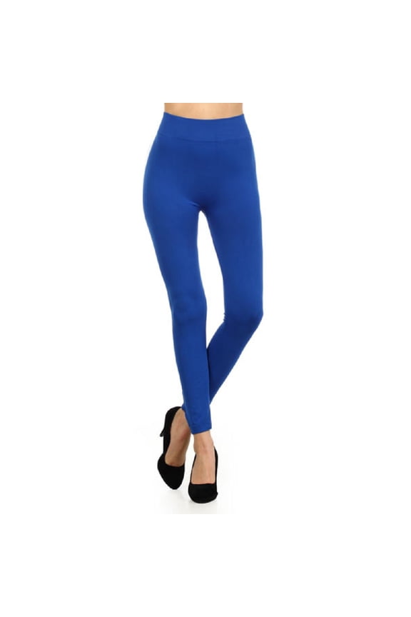 Women Seamless Running Leggings High Wasit Strechy Workout Pants, Royal Blue