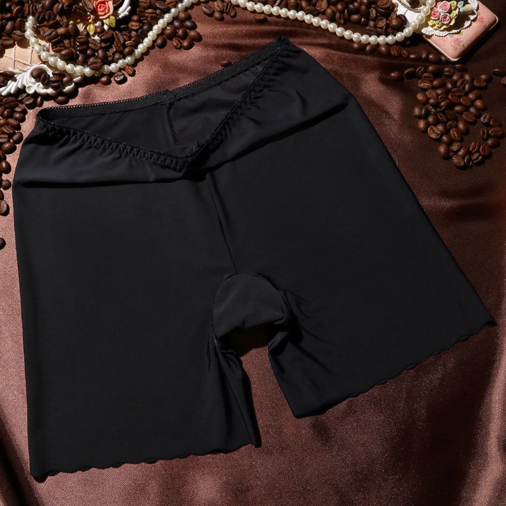 Women Seamless Smooth Slip Shorts for Under Dress Comfortable Thin Short Pants - Walmart.com