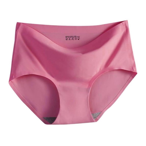 Women Seamless Stretch Briefs Underwear Summer Ice Silk Cool Panties Knickers