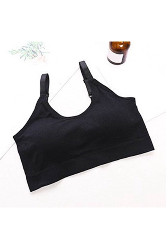 Women Seamless Threaded Beauty Vest Vest Wrap Chest Comfortable Inside And Outside Wear Push Up Underwear Womens Bras Comfortable Push up Packs of Bras Bra Packs Low Back Sports Bra Bras Pack Front