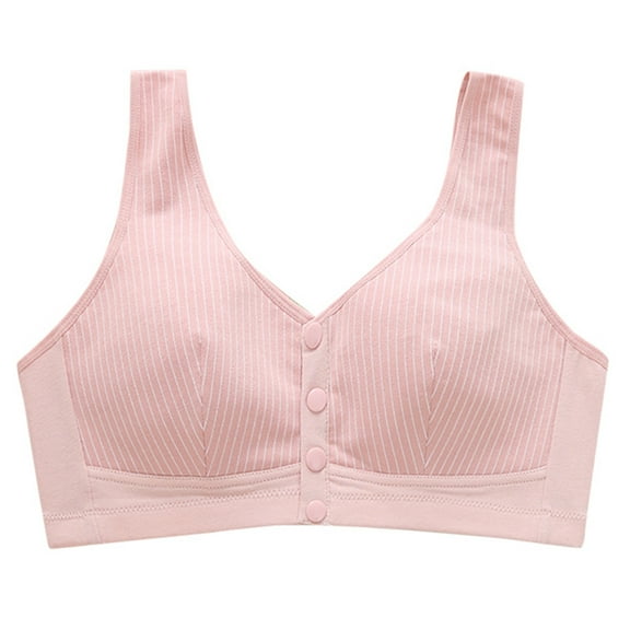 Women Seamless Wireless Comfort Bra Soft Support Thin Breathable Everyday Tshirt Bra for Middle and Elderly