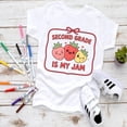 thumbnail image 1 of Women Second Grade is My Jam Strawberry Second Grade Teacher, Second Grade Teacher Shirt, 2nd Grade Teacher, Gift 2nd Grade Team Shirt, 1 of 5
