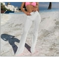 Women Seethrough Pants, Bikini Cover Up Mesh Ruffle Bottoms, Plus Size