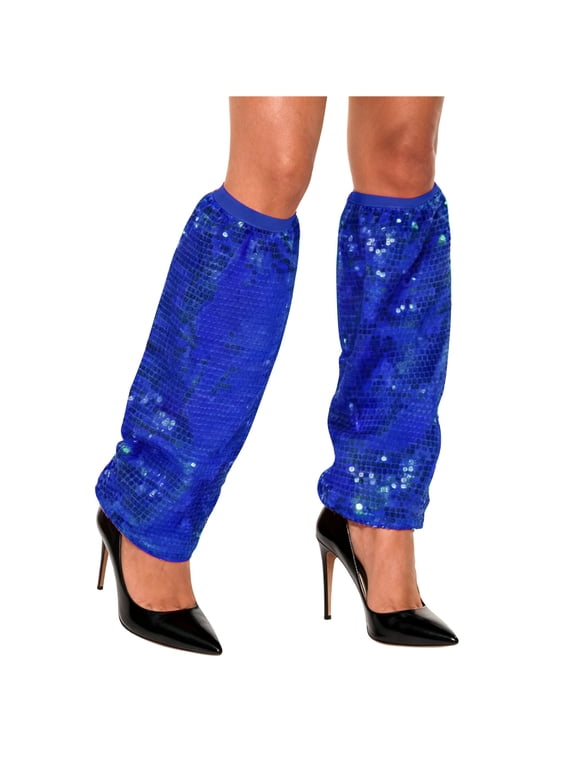 Women Sequin Leg Warmers Calf Shiny Glitter Party Dance Warmers Sparkly Cosy Leg Warmers Set
