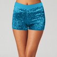 thumbnail image 1 of Women Sequins Shorts Disco Hot Pants Shiny Glitter Jazz Dance Stretchy Comfortable Party Wear Mini Summer Fashion, 1 of 4