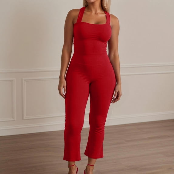 Women Sexy 2 Piece Shorts Sets Outfits Backless Crop Tops Bodycon Flared Pants Outfits Clubwear Romper Insulated Bib Overalls for Women Lawyer Suits for Women Formal Jumpsuits for Women Elegant Casual