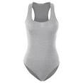 thumbnail image 1 of Women Sexy Casual Ultra Comfort Sleeveless Basic Scoop Neck Racerback Bodysuit Tank Top, 1 of 5