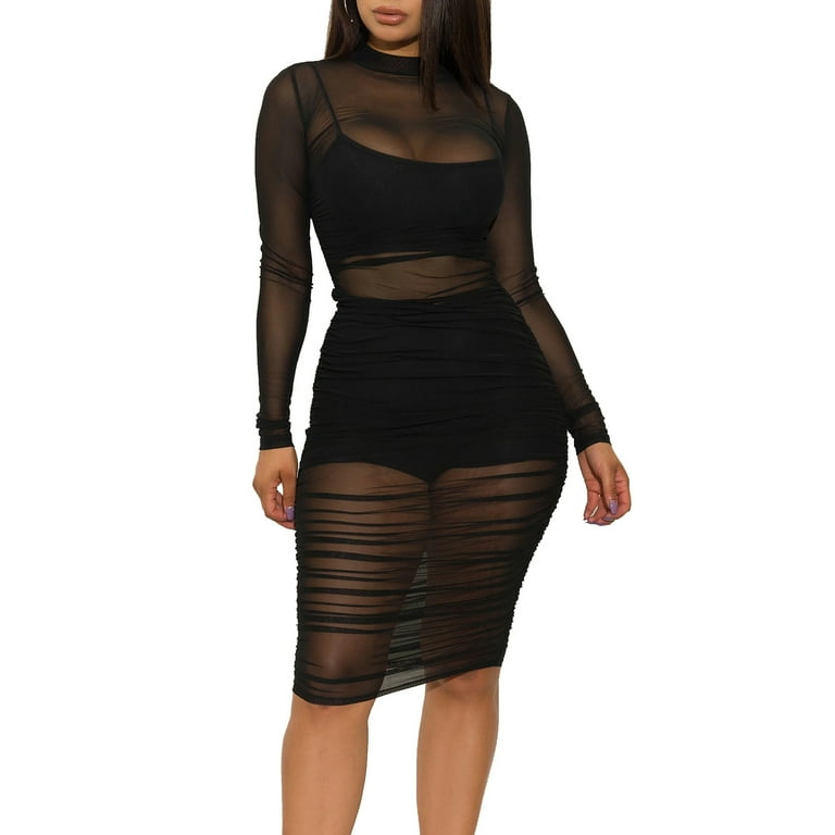 Mesh clubwear top