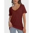 thumbnail image 1 of Women Sexy Deep V Neck Casual Tops, 1 of 4