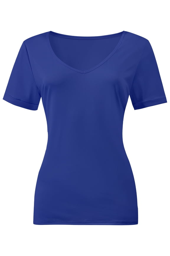 Women Sexy Deep V Neck Casual Tops
