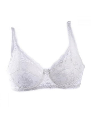 1Pc Women's Seven-breasted Full-cup Oversized Lingerie Women's  Underwire-less Gathered on A Retractable Breast-adjusted Bra P-INK 36/80CDE