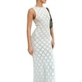 thumbnail image 1 of Women Sexy Knitted Maxi Dress Crochet See Through Bodycon Maxi Dress Swimsuit Cover up Dress Beach Swimwear, 1 of 10