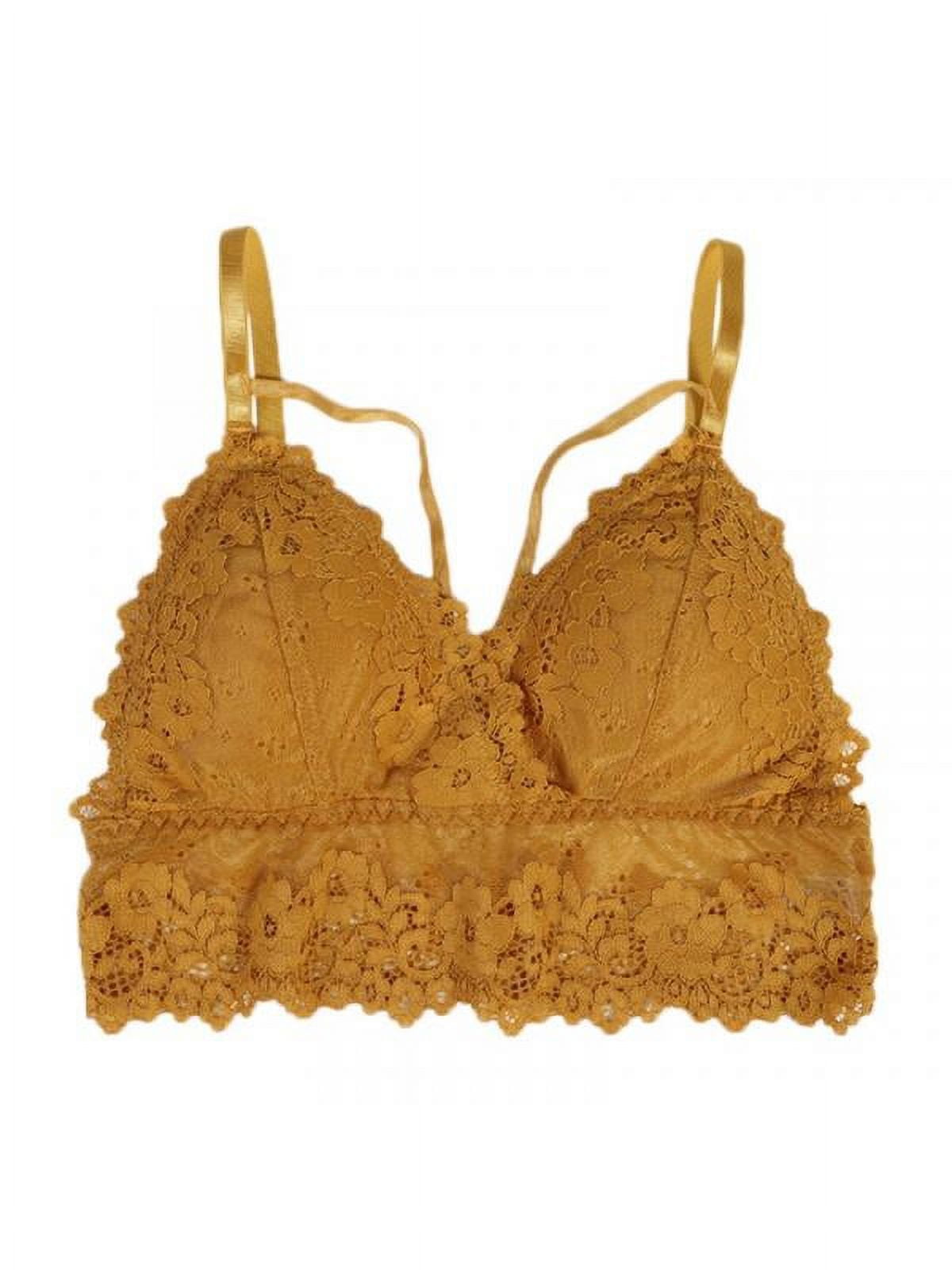 Women Sexy Lace Beauty Small Chest Bra Triangle Cup Solid Color Tube