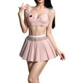 thumbnail image 1 of Women Sexy Lace Bodystocking Open Crotch Lingerie For Women Seductive Nightwear, 1 of 2
