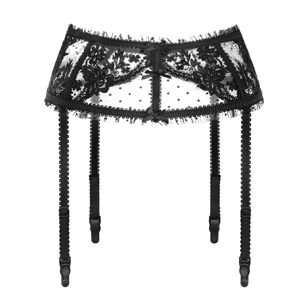 Women Sexy Lace Garter Belt for Thigh High Stockings for Women's  Stockings/Lingerie - Walmart.com