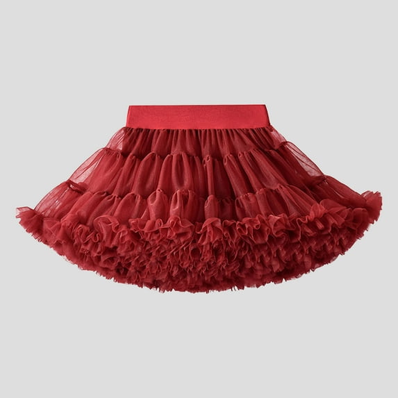 Women Sexy Layered Tutu Skirt Puffy Underskirt Petticoat Ballet Dance Pettiskirts