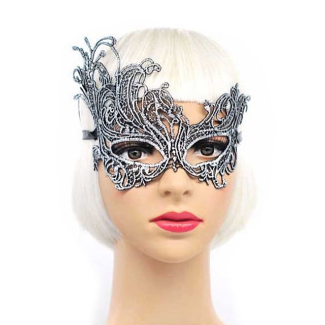 Women Sexy Masquerade Mask, Halloween Party Fancy Mask, Upper Half Face