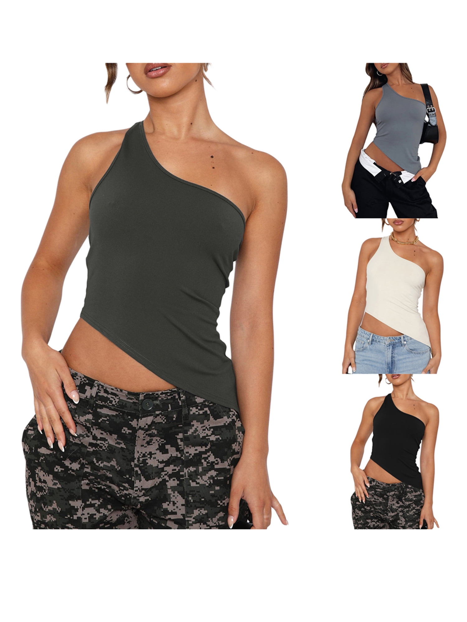 Ladies Sexy Crop Vest Tank Backless Tops Shirts Womens Holiday Sleeveless  Blouse