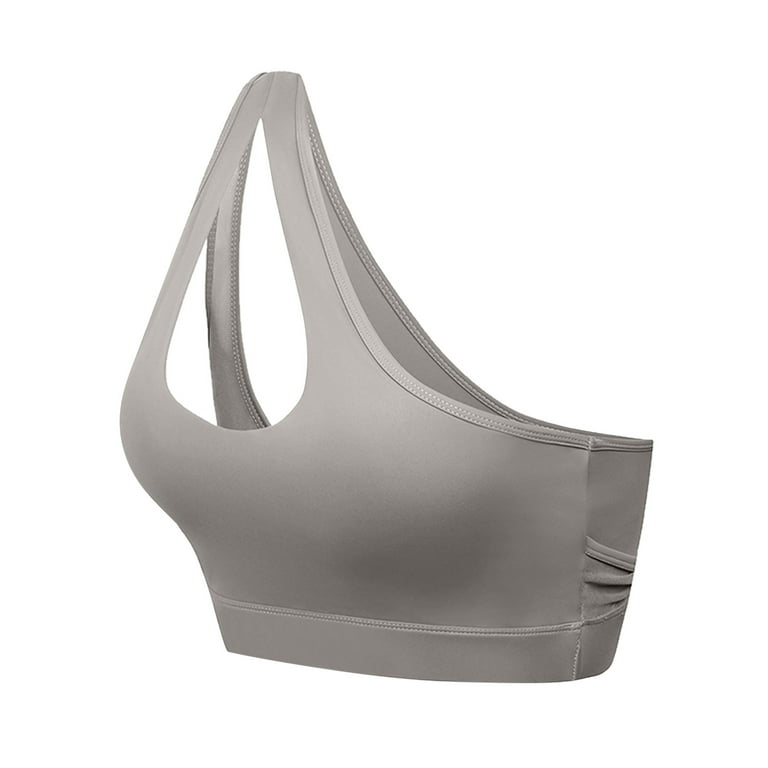 Workout Bras for Women Women Sexy One Shoulder Plus Size Exercise
