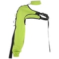 thumbnail image 1 of Women Sexy One Shoulder Reflective Crop Tops Choker Adjustable Buckle Long Sleeve Cover Up Irregular T-Shirt Rave Shrugs, 1 of 19