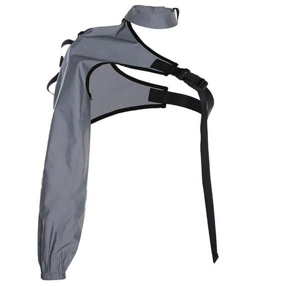 Women Sexy One Shoulder Reflective Crop Tops Choker Adjustable Buckle Long Sleeve Cover Up Irregular T-Shirt Rave Shrugs
