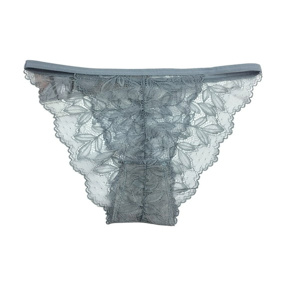 Women Sexy Simple Solid Color Sexy Lace Comfortable Simple Panties