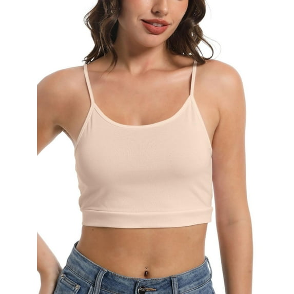 Women Sexy Sleeveless V Notch Neck Tank Tops Strappy Tight Fitted Going Out Workout Gym Henley Crop Cami