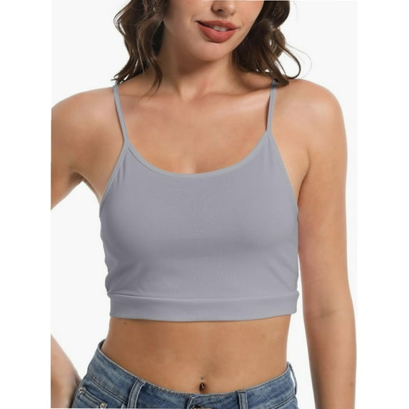 Women Sexy Sleeveless V Notch Neck Tank Tops Strappy Tight Fitted Going Out Workout Gym Henley Crop Cami