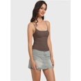 thumbnail image 1 of Women Sexy Square Neck Tank Top Summer Going Out Basic Cami Shirt, 1 of 6