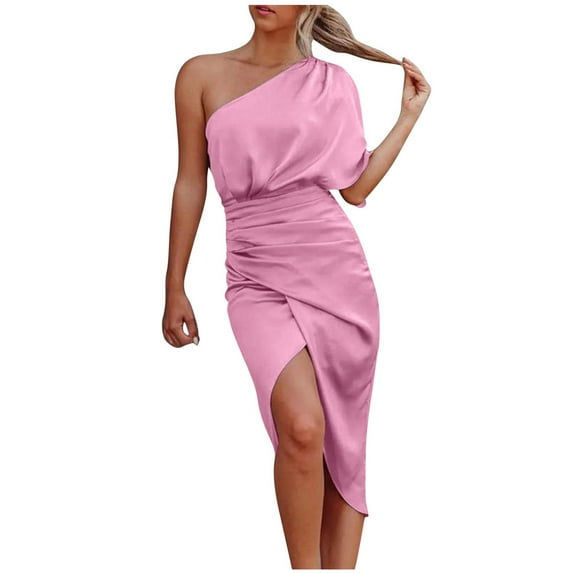 Women Sexy Summer Off Shoulder Dress Casual Flowy Comfortable