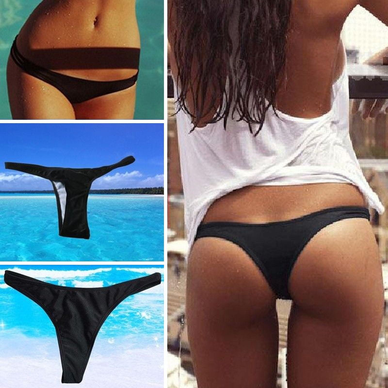 Women Sexy Swimwear Swim Briefs Bikini Thong Gstring Bikini Bottom
