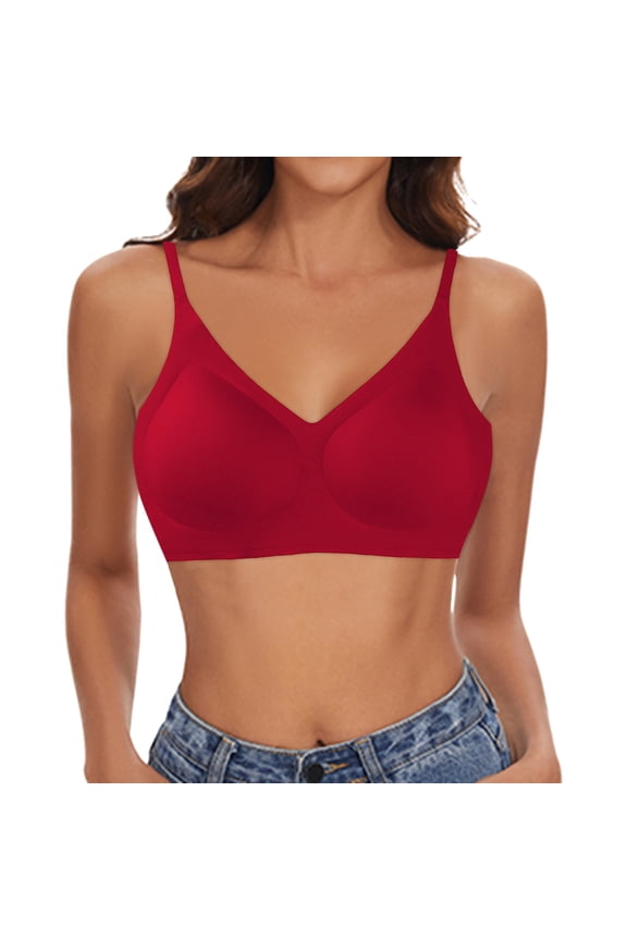 Women Sexy Underwear Seamless Beautiful Back U Underwear Push Up Cloud Latex Bra