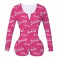 thumbnail image 1 of Women Sexy V-Neck Short Sleeve Bodycon Bodysuit Button Sleepwear Jumpsuit Shorts Rompers, 1 of 5